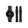 Fossil Stainless Steel Sloan Hr Digital Black Dial Women's Watch